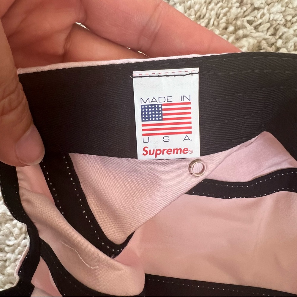 ❤️ New❤️ SUPREME Reversed Label Camp Cap - Picture 4 of 7